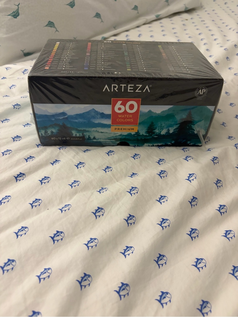 Watercolor paint set new